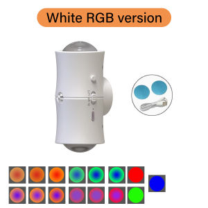Rechargeable Night Light with Motion Sensor 3 Color/RGB Wireless Magnetic Wall Lamp Spotlight for Bedroom Hallway Stairs Decor