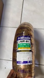 BAN LUAR MIZZLE 100/80 - 14 TYPE MR01 BAN LUAR MOTOR RING 14 TUBELESS MIZZLE