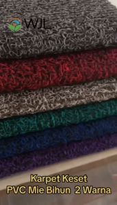 WANJIALE Keset Karpet PVC Mie Bihun 50 x 100cm tebal 16MM keset anti slip 2 warna