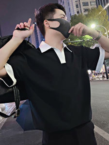 Áo Thun Nam Tay Ngắn Mùa Hè 2025 Cổ Polo Lụa Băng Thường Ngày Tay Lửng Thời Trang Thường Ngày Mùa Hè Tay Ngắn Thường Ngày