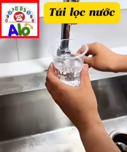Bộ 50 Túi Lọc Nước Đầu Vòi Bồn Rửa Chén Vòi Sen Lọc Nước Sinh Hoạt