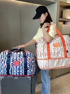 Womens Travel Bag Large Capacity Handheld Lightweight Waterproof Luggage Bag for Short Trips Business Travel Checking in Delivery Bag Storage Bag