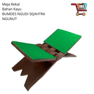 MEJA REKAL AL-QURAN LAPIS KARPET HIJAU