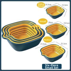 YIZHIBING | Fruit and Vegetable Washing Colander Set for Kitchen and Home