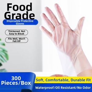 TAODUN | Touchscreen Food-Grade Transparent Reinforced Hand Mask Gloves