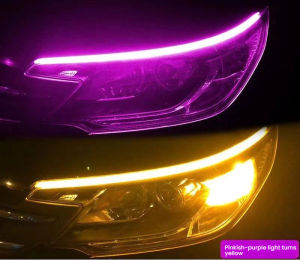 For Mercedes-Benz E-Class 15-23Daytime Running Light Guide Strip Auto LED Daytime Running light Flexible Decorative Ambient Lamp