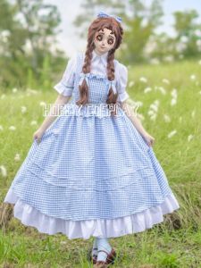 Daily Wear Cosplay Dress Set for Little Girls And Adults Fifth Personality Anime Show Childrens Costume Outfit Cute Style
