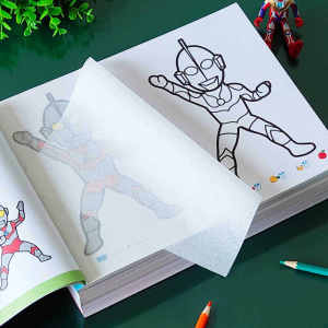 Initial Ultraman Tracing Picture Book Kids Simple Strokes Introduction Collection 3 Years Old Baby Doodle Boys Coloring Book 6