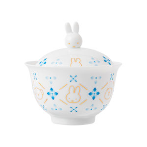 Miffy | Miffy Lidded Tea Bowl Flower Window Friends Jingdezhen Porcelain Gaiwan 3D Bunny Lid Tea Ware Tea Set Home Decor Gift