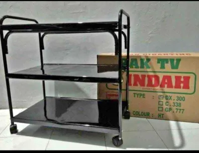 rak tv indah / rak galon / rak buku / rak tv besi / dx300 / rak kompor