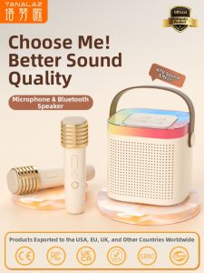 TANALAZ | Child-friendly Karaoke Microphone and Bluetooth Speaker