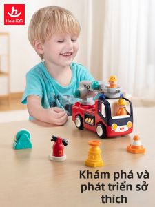 Huile Toys | Xe Cứu Hỏa Điện Giáo Dục Phát Triển Trí Tuệ