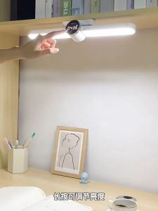 LEDการป้องกันดวงตา การศึกษาโคมไฟตั้งโต๊ะ แสงการอ่านหอพักนักเรียนที่กำหนดเวลาและแบบชาร์จไฟได้