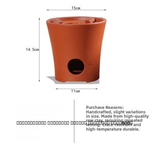 Vantuzi Double Cover Sand Pot High Temperature Resistant Gas Stove Rice Cooker Home Use Stone Pot Soup Making Pot Japanese Style