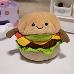 15cm Cute Cartoon Hamburger Taco Plush Toy Kids Creative Emotion Plush Toy Soft Fluffy Stuffed Doll Kids Birthday Holiday Gifts