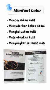 Lulur Bedda Lotong Kering 200gram Lulur Bedda Lotong Kering Khas Bugis Dari Bahan Alami Untuk Mengangkat Sel Kulit Mati