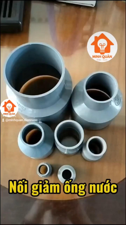 Nối giảm nhựa PVC 114/60, 114/76, 114/90mm.