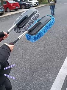 ยืดหด ถอดซักได้ ไม้ปัดฝุ่นรถยนต์ ไมโครไฟเบอร์ประสิทธิภาพสูง