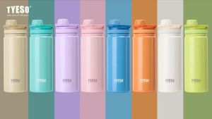Tyeso Tumbler Thermos Bottle With Handle 600/750/1050/1200ml Keep Hot And Cold Vacuum Insulated Water Bottle Botol Air 保温瓶