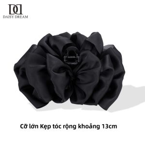 DAISY DREAM | Kẹp Tóc Lớn Mây Satin Giúp Mặt Thon Gọn