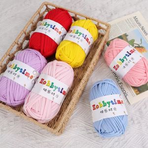 100g/pc T Shirt Thick Soft Cloth Yarn for Hand Knitting Crochet Woven Handbag Blanket Thick Yarn Home Decoration