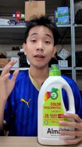 Nước Giặt Vải Màu Almawin Hữu Cơ Hương Hoa Chanh 1.5L HMH.8008002 Dành Cho Da Nhạy Cảm - STM