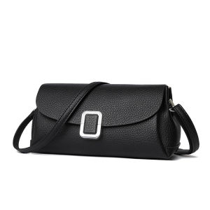 Fashionable Multi-Layer Soft Leather Small Square Bag Womens Handbag Single Shoulder Bag Versatile Crossbody Bag for All Ages