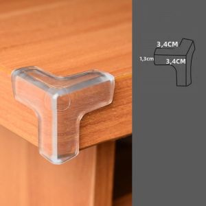 10 Chiếc Trong Suốt Chống Va Chạm Góc PVC Miếng Lót An Toàn Trẻ Em Bảo Vệ Góc Bé Chống Bảo Vệ Cho Các Cạnh Bàn