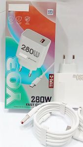 Charger HP VVO Y03 280W Fast Charger Support Fast Charging