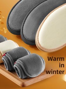 XIANZHAO | Thickened Fleece Winter Shoe Inserts Mens Womens Anti-Cold Non-Shedding Soft Bottom Comfortable Cotton Liner For Snow