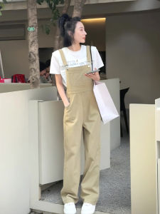 Khăn Rái Màu Kaki Dành Cho Nữ Mùa Xuân Hè 2025 Quần Áo Công Sở Phong Cách Mới Rộng Rãi Giảm Tuổi Tác Quần Áo Liền Thân Thường Ngày