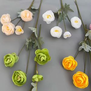 (4FLOWERS) LOTUS CAMELLIA Artificial Fake Flower Bouquet Living Room Home Decor Decoration Bunga Hiasan Rumah Hantaran