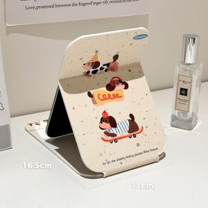 Gương Trang Điểm Gấp Gọn Dễ Thương Cho Nữ Gương Trang Điểm Bàn Làm Việc Văn Phòng Gương Trang Điểm Di Động Cho Học Sinh Ký Túc Xá Giá Trị Thẩm Mỹ Cao