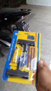 ( 10 Karet ) Refill Isi Ulang Karet Ban Tubles Tambal Ban Tubles Lem Cacing Karet Tubeless