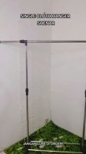 RAK GANTUNGAN BAJU SERBAGUNA PORTABLE / STAND HANGER RAK PENGERING BAJU TOPI TAS /JEMURAN GANTUNG / SINGLE STAND HANGER