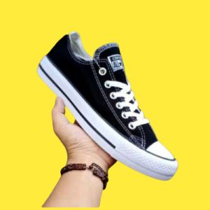 sepatu converse77 all star / sepatu Chuck Taylor classic / sepatu sneaker pria wanita / sepatu sekolah hitam / sepatu kerja / sepatu sneaker casual black white