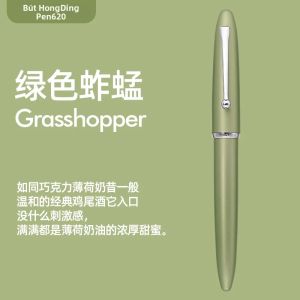 LT Hongdian 620 Series Bent Nib Thư Pháp Bút Nhỏ Lật Ngược Sinh Viên Thực Hành Bút Máy Có Thể Tùy Chỉnh Kim Loại Phong Cách Cocktail
