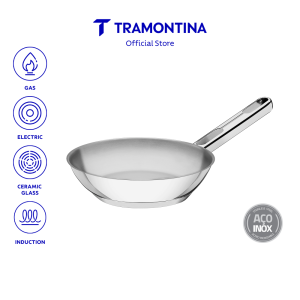 Tramontina Allegra 20/24/28cm Frying Pan 18/10 Stainless Steel/Tri/3/Ply/Induction