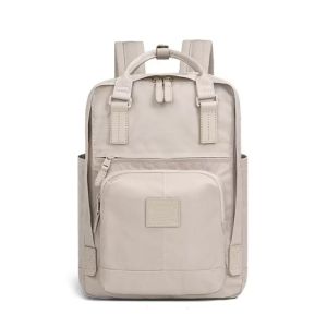 MINGKE กระเป๋าเป้นักเรียนกระเป๋าใส่แล็ปท็อปขนาด13 14 15.6นิ้วสำหรับผู้หญิงกันน้ำกันกระแทกกระเป๋านักเรียน Ins แฟชั่นคลาสสิก