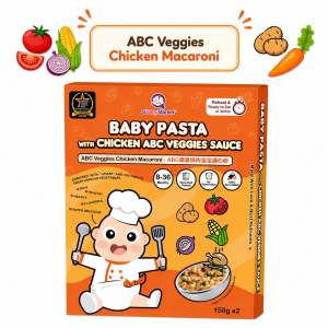 QBabyMarket Ready-to-Eat Baby Pasta 150g x2 | Baby Food | 8-36 Months | 3 Flavours