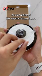 Dahua Fisheye Camera DH-HAC-EW2501N 5MP Full HD Built in Mic 360° IR-Panoramic Fisheye 120db True WDR CCTV Camera