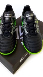 Sepatu Futsal Zestien Draak IN White Green Premium LZZD006