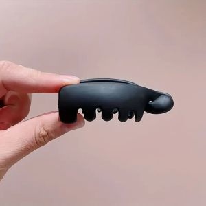 Kẹp Tóc Hình Oval Cổ Điển Chất Liệu Mờ Chống Trơn Dành Cho Nữ Họa Tiết Da Báo Kẹp Nhỏ Kiểu Chuối Giữ Chắc Cho Tóc Đuôi Ngựa Búi Tóc Kiểu Tóc Cao