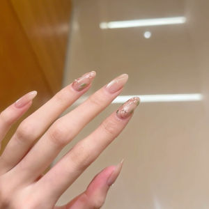 Mr. Lins 2025 New Handmade Wearable Nail Art Spring Blooming High-End Sensation Whitening Long-lasting Beauty Nails