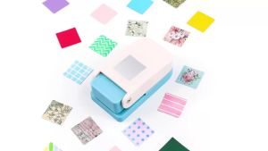1 Inch Square Punch 2025 New Craft Lever Punch for Paper Crafts for Cardstock Gift Wrapping Greeting Cards and Scrapbooks