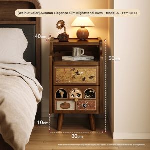 Ultra Narrow Bedside Cabinet 20cm