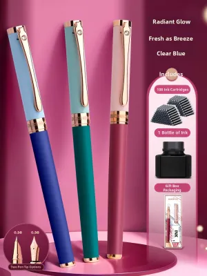 HERO | Calligraphy Bendable Nib Fountain Pen Refillable Ink