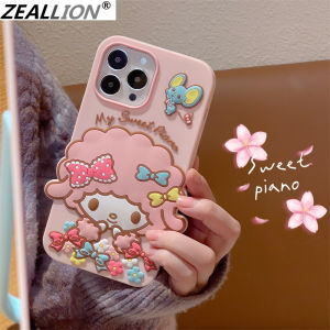 Zeallion Cute Cartoon Sheep Soft Silicone Phone Case for [ iPhone 14 13 12 11 Pro Max] Protective Shockrpoof Phone Cover Shell