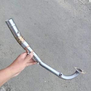Pipa leher knalpot pcx new 160 vario 160 INLET 38 ada lubang sensornya