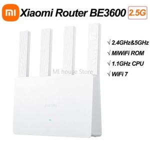 Bộ Định Tuyến Xiaomi Mi Router BE3600 2.5G Dual-Band Mesh Wi-Fi 7 Hỗ Trợ 2.4GHz 5GHz Tương Thích Với Ứng Dụng Xiaomi Mijia MiHome Hỗ Trợ Mạng Cáp Gia Đình.